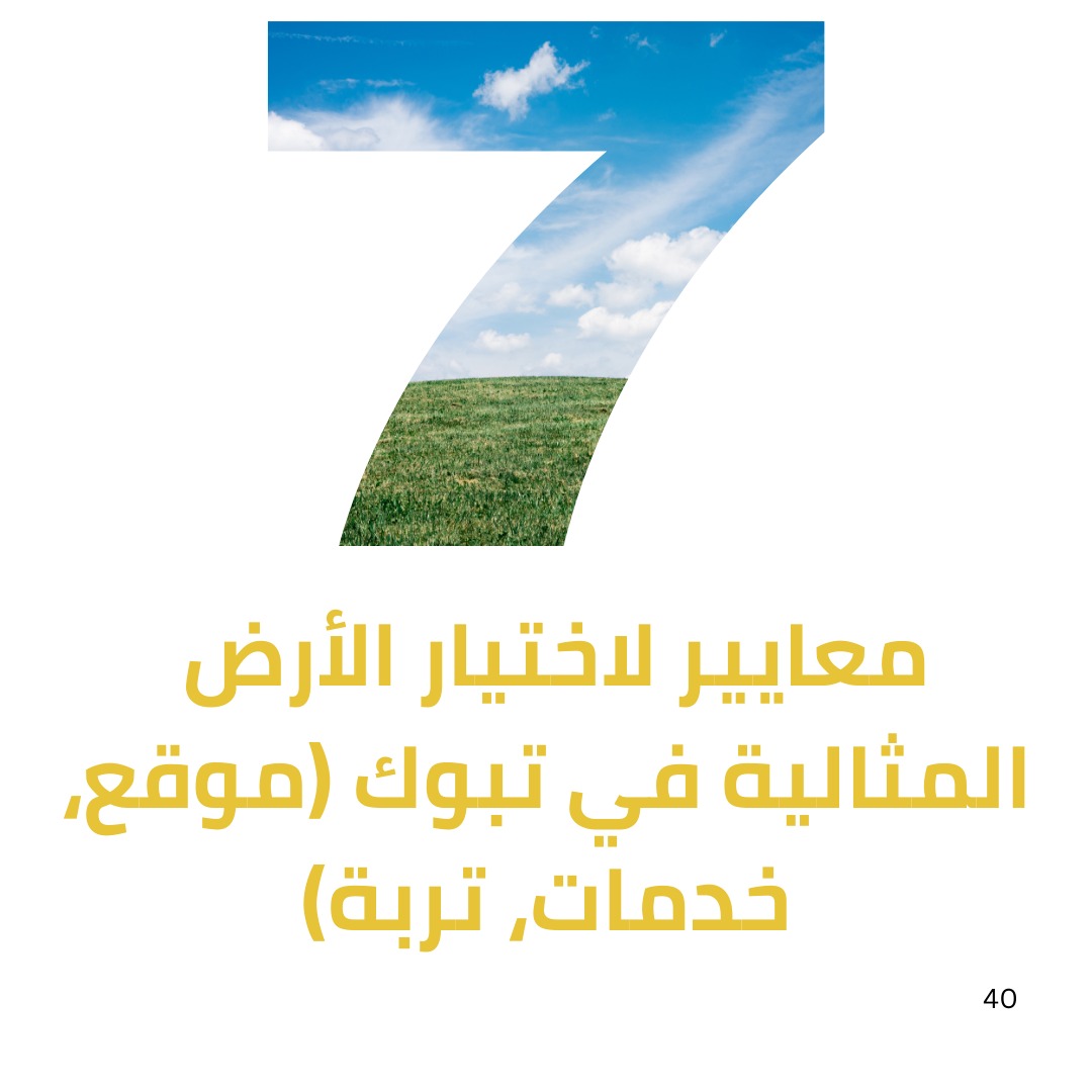 شراء أرض في تبوك