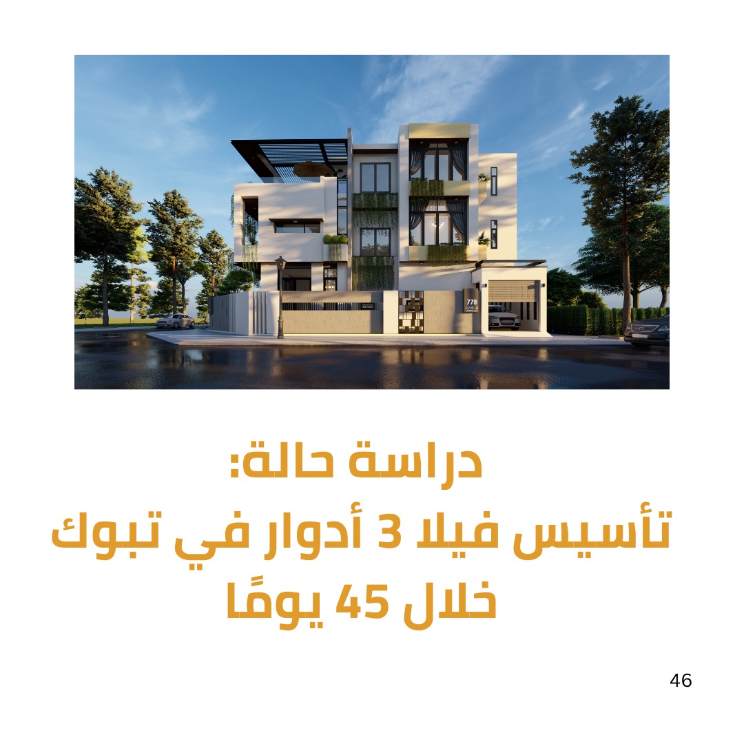 مقاول حفر وتأسيس في تبوك