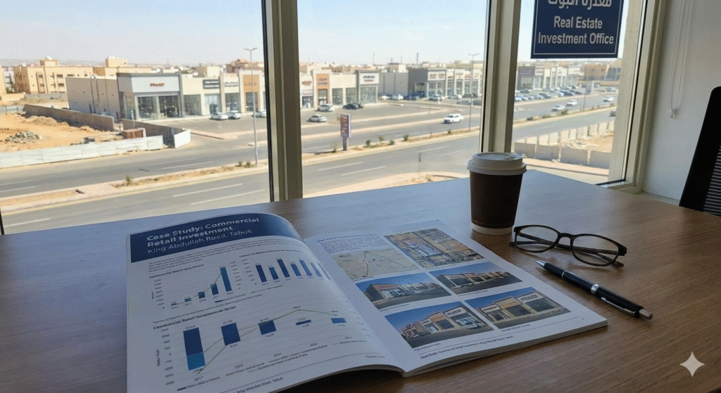 استثمار محلات تجارية على طريق رئيسي بتبوك 2
