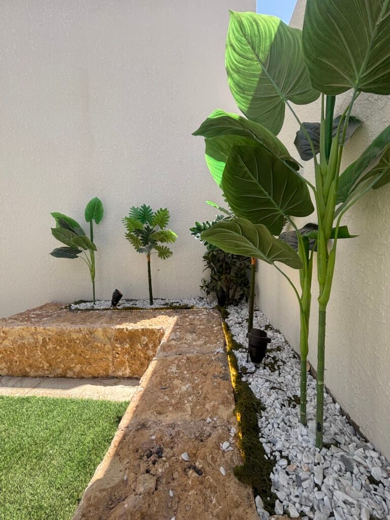 تفاصيل تشطيب شقة خارجي/تنسيق بسيط