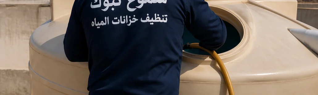 تنظيف خزانات مياه في تبوك