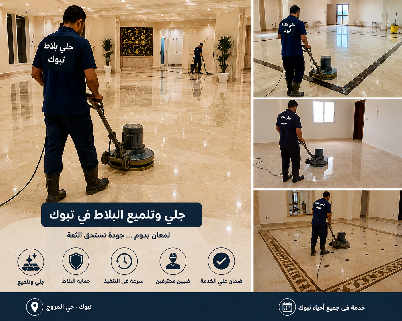 جلي بلاط في تبوك