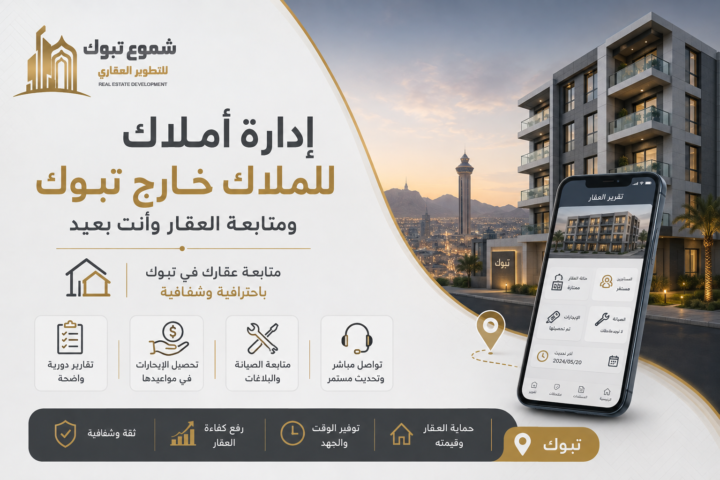 إدارة أملاك للملاك خارج تبوك