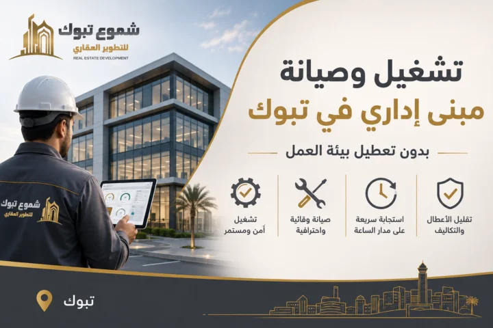 تشغيل وصيانة مبنى إداري في تبوك