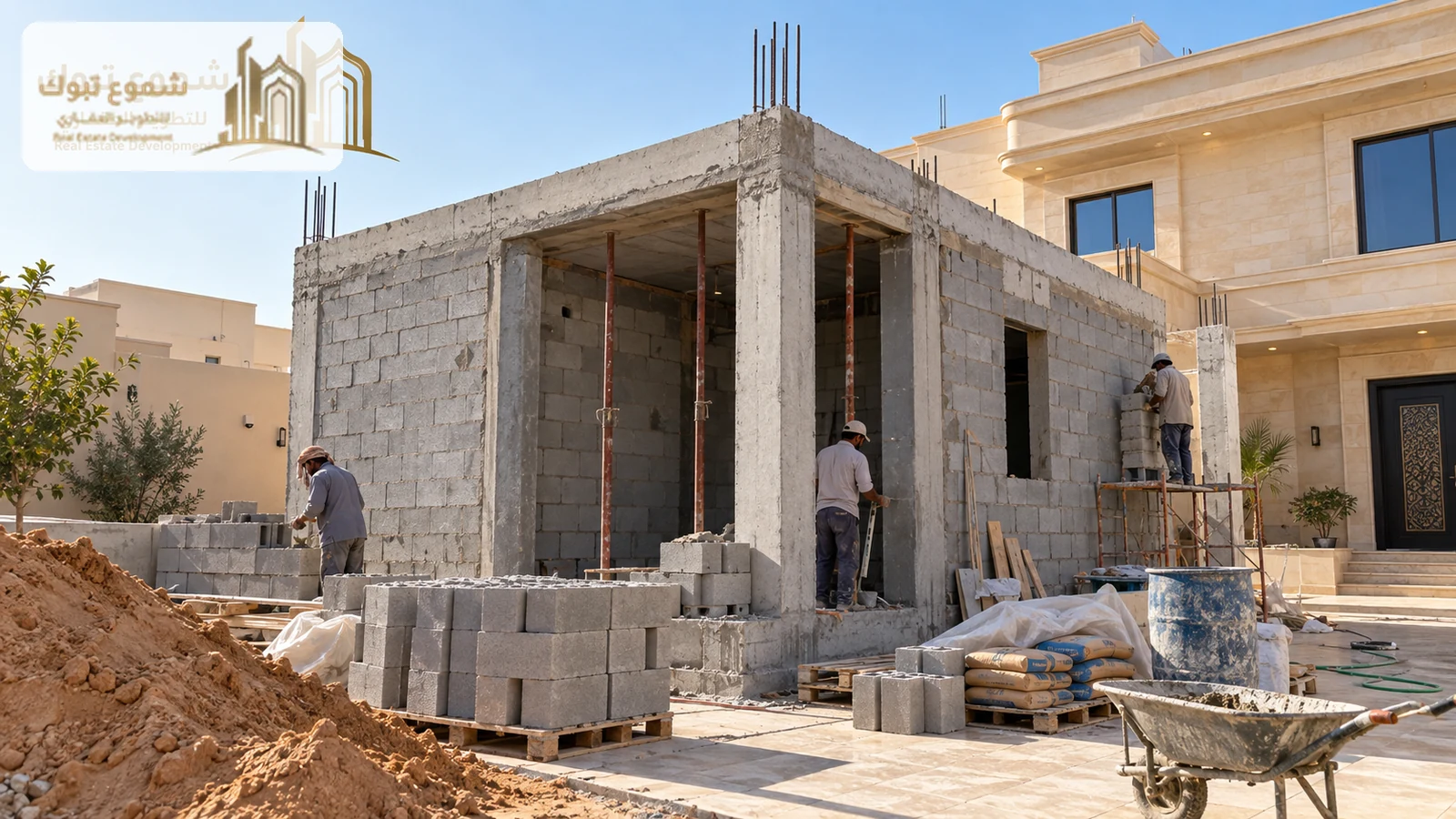 شموع تبوك للتطوير العقاري والمقاولات العامة نحن في شموع تبوك للتطوير العقاري والمقاولات العامة نؤمن بأن البناء ليس مجرد عملية تشييد، بل هو فن يعكس الرؤية والطموح. بخبرة تمتد لسنوات في قطاع التطوير العقاري والمقاولات، نقدم حلولاً متكاملة ومبتكرة تلبي تطلعات عملائنا في جميع أنحاء المملكة. نسعى لنكون الخيار الأول لكل من يبحث عن الجودة، الالتزام، والتميز.